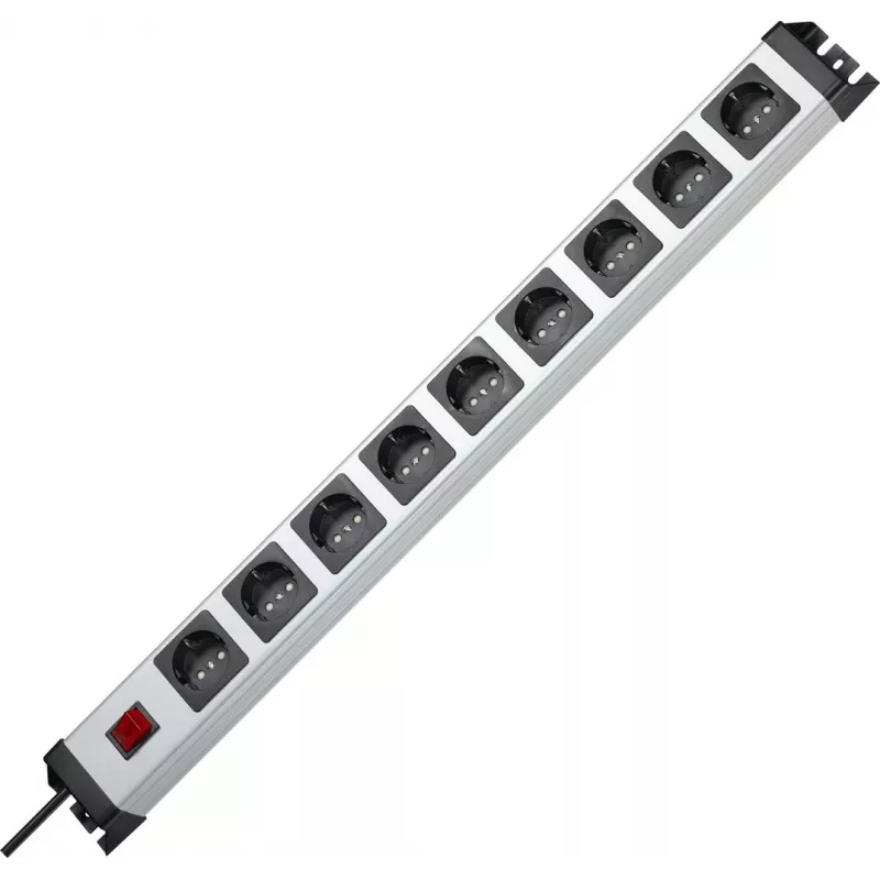 Kopp POWERversal Regleta de 9 tomas con cable de 1,4m, blanca 227020018