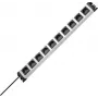 Heinrich Kopp POWERversal Regleta de 10 tomas con cable de 1,4 m, blanca, 250 V, 3,6 kW 227120011
