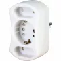 HEINRICH KOPP DUOversal Adaptador Schuko a Euroconector, tipo F a tipo C, 250 V, 2,5 A, blanco 179602001