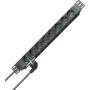 HEINRICH KOPP regleta de enchufes Schuko de 8 tomas de 19 pulgadas, cable de 2 m, negro 930805014