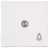 HEINRICH KOPP interruptor serie Paris, 2 teclas basculantes, empotrar, 250 V, 10 A, blanco termoplástico 490442007
