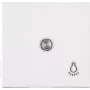HEINRICH KOPP interruptor serie Paris, 2 teclas basculantes, empotrar, 250 V, 10 A, blanco termoplástico 490442007