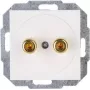 HEINRICH KOPP conector hembra banana de 4mm blanco de empotrar 16A 30V AC/DC 951629004