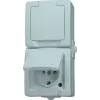 HEINRICH KOPP enchufe Schuko Paris de 1 toma blanco puro de empotrar 16A 250V IP20 protección infantil 136902009