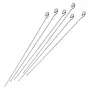 FACKELMANN Brochetas de barbacoa plateadas, 6 uds. (22210)