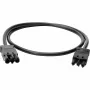 Heinrich Kopp cable de conexión, compatible con sistema de enchufe GST, ambos extremos, 1 m, negro (226501040)