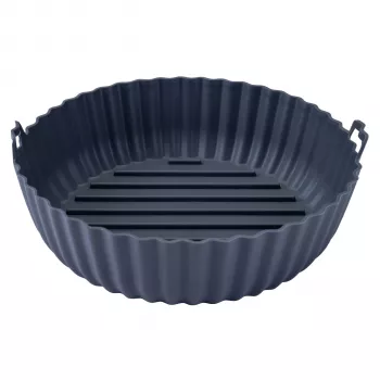 Fackelmann molde de silicona para freidora de aire 22,5 cm gris 45103