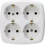 HEINRICH KOPP Paris enchufe Schuko tipo F, empotrar, blanco, 16 A, 250 V, protección infantil 121001009