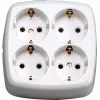 HEINRICH KOPP Paris enchufe Schuko tipo F, empotrar, blanco, 16 A, 250 V, protección infantil 121001009