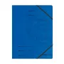 HERLITZ carpeta A4 con gomas en las esquinas azul, pack de 5 11387180-000