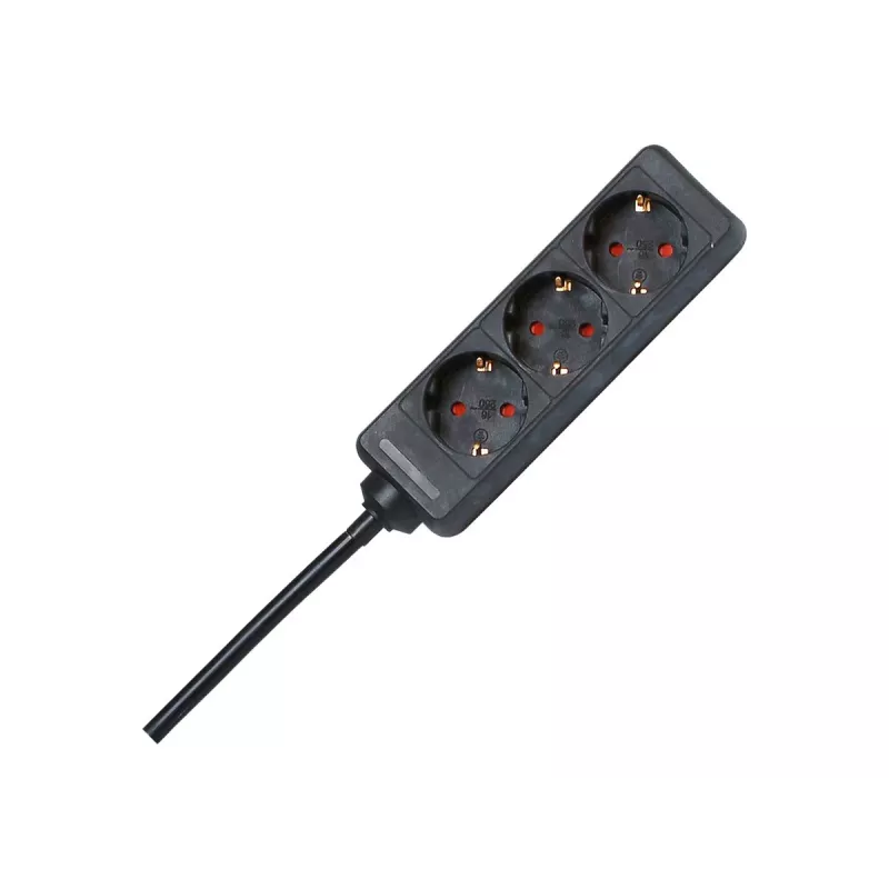 HEINRICH KOPP alargador, 3 tomas, 1,4 m, negro 128615005