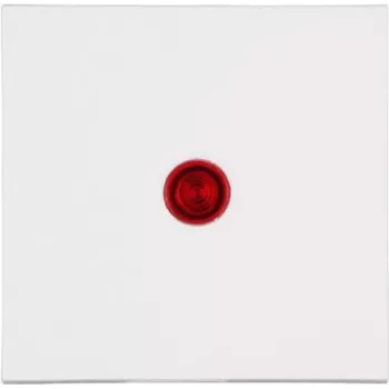 Kopp HK 07 tapa basculante plana iluminada, blanco puro/rojo (490072006)