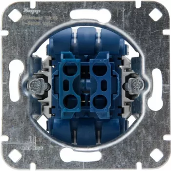 HEINRICH KOPP 507300001 Mecanismo conmutador para empotrar, 250V, 10AX, aluminio