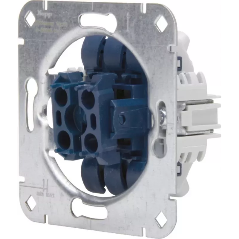 HEINRICH KOPP 507300001 Mecanismo conmutador para empotrar, 250V, 10AX, aluminio