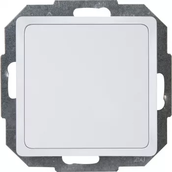 Kopp HK05 Tapa ciega con garras de fijación, blanco ártico, 1 módulo 334302005