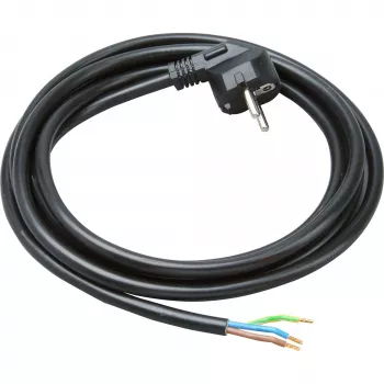 HEINRICH KOPP 147703019 Cable de alimentación, negro, 3 m, CEE 7/7 a IEC C13