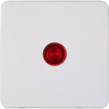 HEINRICH KOPP HK02 Tapa de tecla plana con lente, roja 331114005