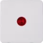 HEINRICH KOPP HK02 Tapa de tecla plana con lente, roja 331114005