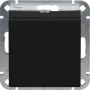 HEINRICH KOPP HK07 Interruptor con tarjeta de hotel, negro mate, 230V/16A, montaje empotrado 492350001
