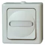 HEINRICH KOPP Interruptor universal BLUE ELECTRIC blanco ártico superficie para zonas húmedas 10A, 250V (560602007)