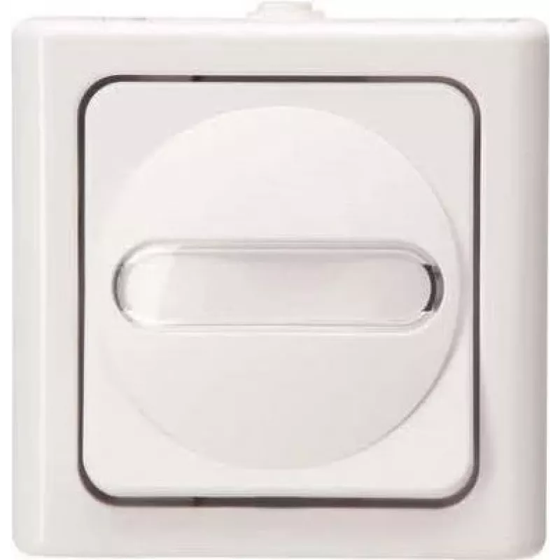 HEINRICH KOPP Interruptor universal BLUE ELECTRIC blanco ártico superficie para zonas húmedas 10A, 250V (560602007)