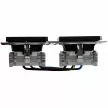 HEINRICH KOPP HK07 KombiQuick toma de corriente doble Schuko, empotrar, horizontal, negra 133750003