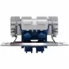 HEINRICH KOPP mecanismo interruptor doble, empotrar, 2 elementos, 250 V, 10 A, bornes de tornillo, termoplástico, IP20 507500007