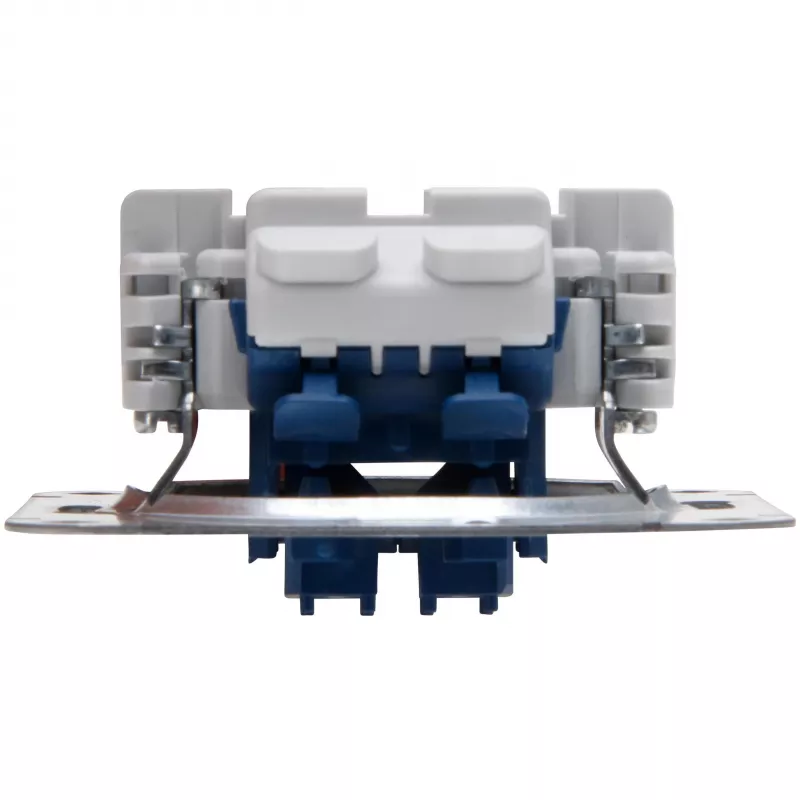 HEINRICH KOPP mecanismo interruptor doble, empotrar, 2 elementos, 250 V, 10 A, bornes de tornillo, termoplástico, IP20 507500007