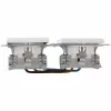 HEINRICH KOPP HK07 KombiQuick toma de corriente Schuko doble horizontal de empotrar, blanco puro (RAL 9010), con protección infantil, 16 A, 250 V, bornes de conexión rápida, termoplástico libre de halógenos 133829004