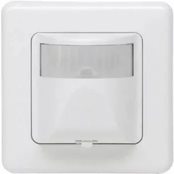 HEINRICH KOPP 808413011 detector de movimiento por infrarrojos, con cable, montaje en pared, blanco, 180° PIR, alcance 12 m, IP44