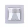 HEINRICH KOPP 808413011 detector de movimiento por infrarrojos, con cable, montaje en pared, blanco, 180° PIR, alcance 12 m, IP44