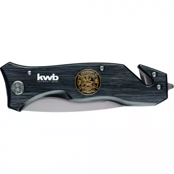 kwb cuchillo de rescate 014710 con cortacinturones y rompecristales