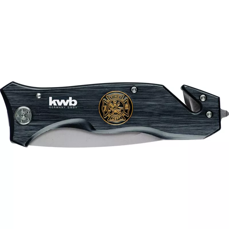 kwb cuchillo de rescate 014710 con cortacinturones y rompecristales