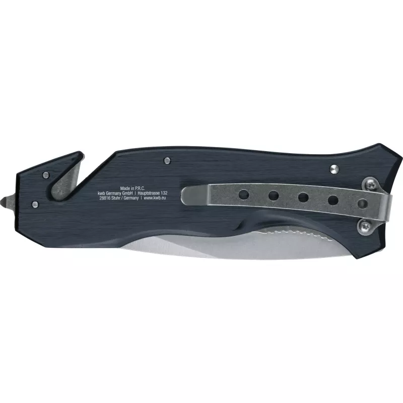 kwb cuchillo de rescate 014710 con cortacinturones y rompecristales