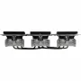 HEINRICH KOPP HK07 KombiQuick mecanismo de toma de corriente Schuko triple horizontal antracita 133315008