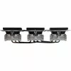 HEINRICH KOPP HK07 KombiQuick mecanismo de toma de corriente Schuko triple horizontal antracita 133315008