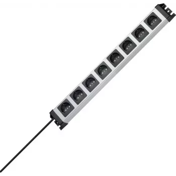 Kopp POWERversal regleta de enchufes 8 tomas con cable de 1,4 m, blanca 226920014