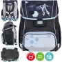 Herlitz Loop Mochila escolar 6-9 años con Cyber Soccer Robot