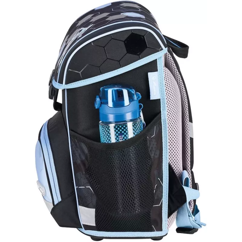 Herlitz Loop Mochila escolar 6-9 años con Cyber Soccer Robot