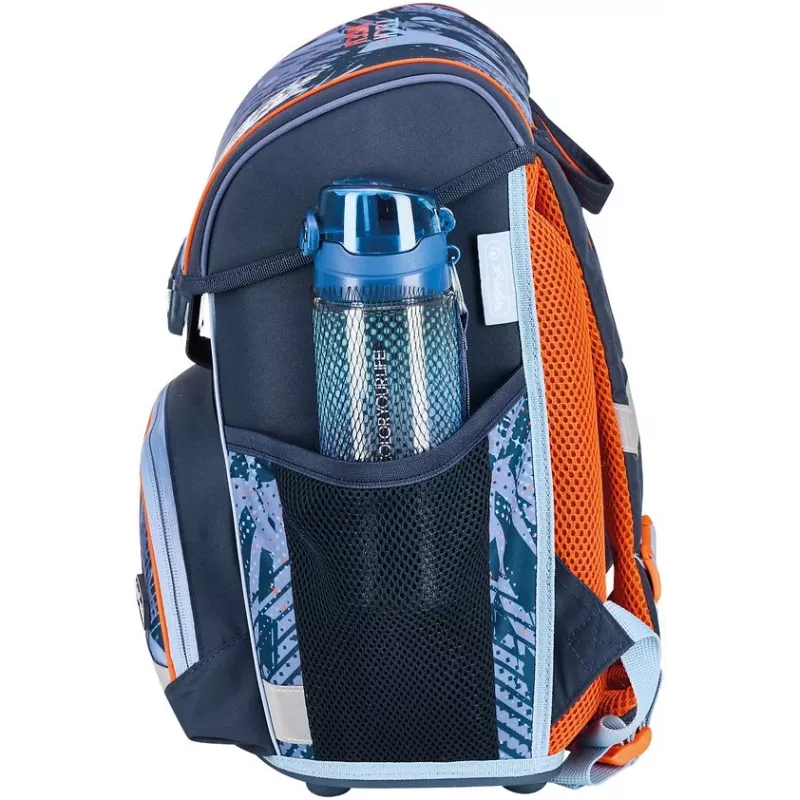 Herlitz Loop Mochila escolar 6-9 años con Cyber Soccer Footballer