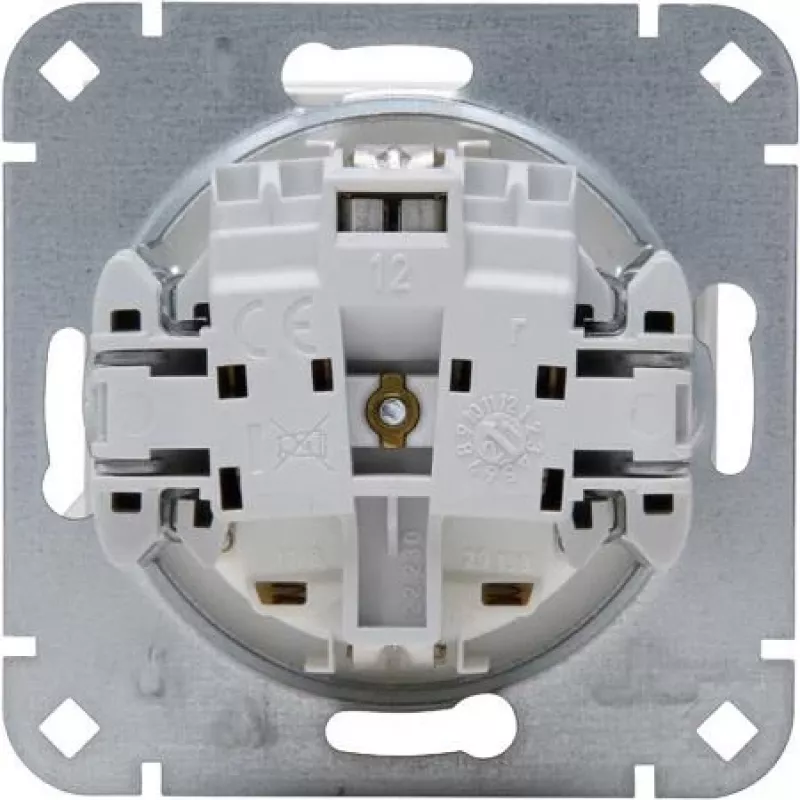 HEINRICH KOPP toma de corriente Schuko con tapa abatible, superficie, IP44, gris, 1 toma, 16 A, 250 V, serie Paris 951529001