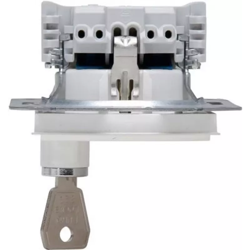HEINRICH KOPP toma de corriente Schuko con tapa abatible, superficie, IP44, gris, 1 toma, 16 A, 250 V, serie Paris 951529001
