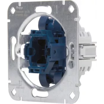 HEINRICH KOPP interruptor de superficie conmutador/desviador base, 250V, 10AX, IP20, aluminio 508600001