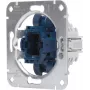 HEINRICH KOPP interruptor de superficie conmutador/desviador base, 250V, 10AX, IP20, aluminio 508600001