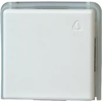 HEINRICH KOPP 623602081 mecanismo de interruptor conmutador empotrable, 10 A, 250 V AC, bornes de tornillo, IP20, gris/blanco