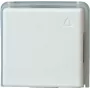HEINRICH KOPP 623602081 mecanismo de interruptor conmutador empotrable, 10 A, 250 V AC, bornes de tornillo, IP20, gris/blanco