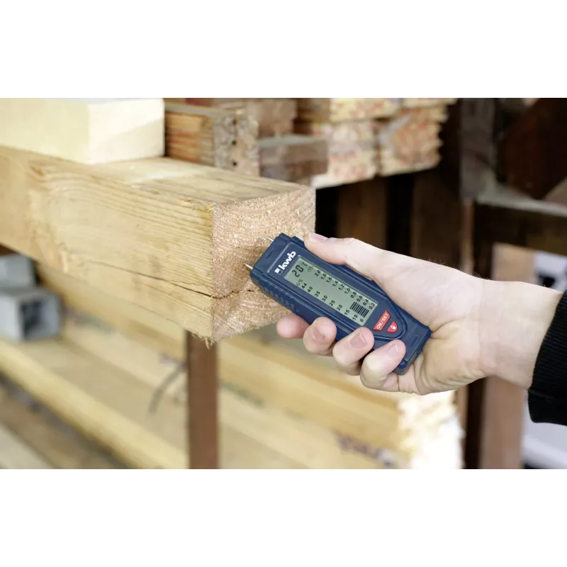 KWB medidor de humedad 012100 digital LCD tipo lápiz para madera y materiales de construcción