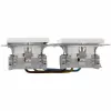 HEINRICH KOPP HK07 KombiQuick Toma de corriente Schuko empotrable horizontal 2 tomas, blanco puro 133729001
