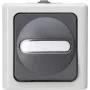 HEINRICH KOPP Interruptor universal BLUE ELECTRIC gris de superficie para zonas húmedas 10A, 250V (560656006)