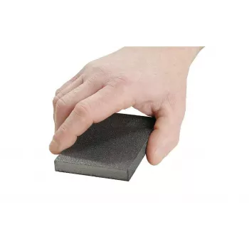 kwb 89000 Set de esponjas abrasivas, grano fino, 3 piezas, para madera y metal